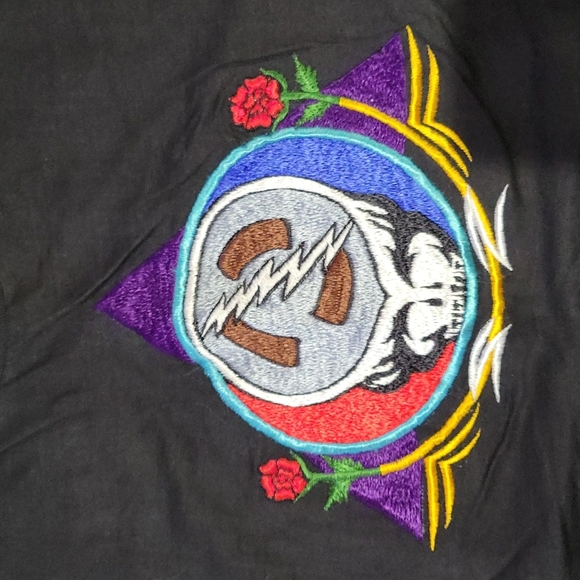 Vintage Greatful Dead embroidered patch single stitch t-shirt - Picture 10 of 11